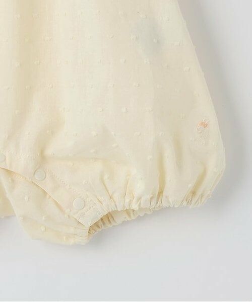 KP / ケーピー ロンパース | 綿ドビーワッシャー　フリルロンパース | 詳細4