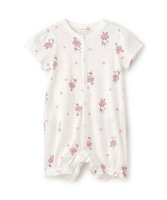 KP / ケーピー ロンパース | 日本製/ベビーmimi総柄プリント　ショートオール