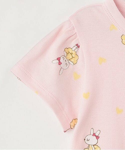 KP / ケーピー ロンパース | 日本製/ベビーmimi総柄プリント　ショートオール | 詳細3