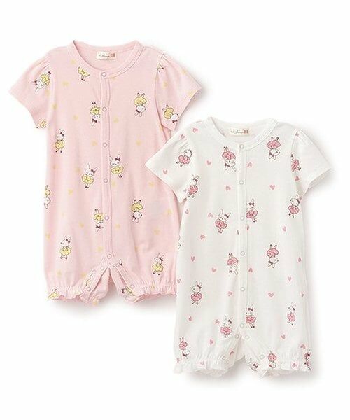 KP / ケーピー ロンパース | 日本製/ベビーmimi総柄プリント　ショートオール | 詳細6