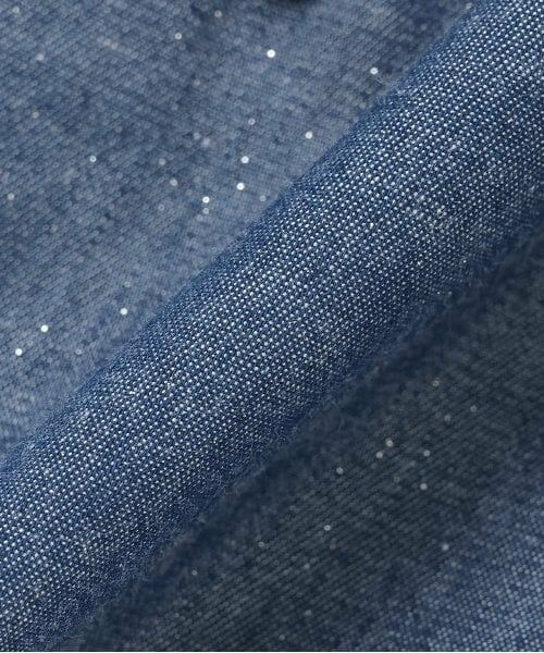 KP / ケーピー ショート・ハーフ・半端丈パンツ | ラメデニム ショートパンツ | 詳細5