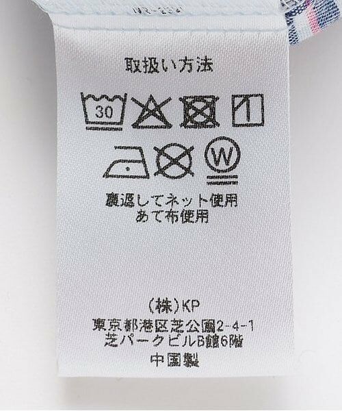 KP / ケーピー ショート・ハーフ・半端丈パンツ | 先染めチェック ショートパンツ | 詳細10