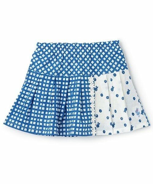 KP / ケーピー ショート・ハーフ・半端丈パンツ | ローンプリント スカパン（紺）