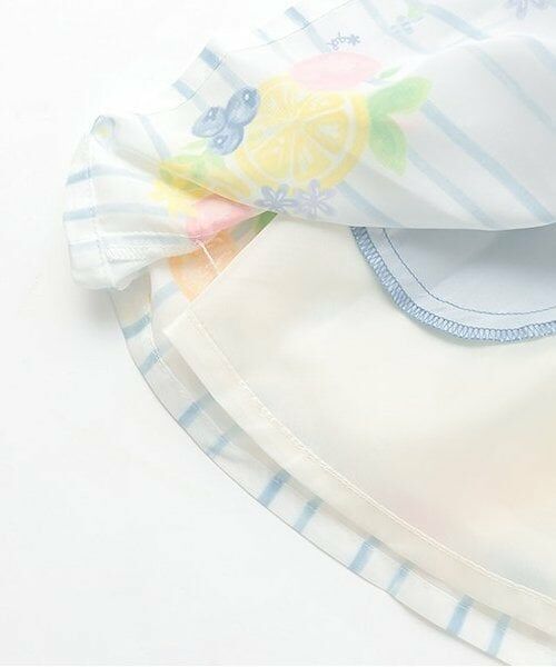 KP / ケーピー ミニ・ひざ丈スカート | シフォンフルーツ柄プリント スカート | 詳細6