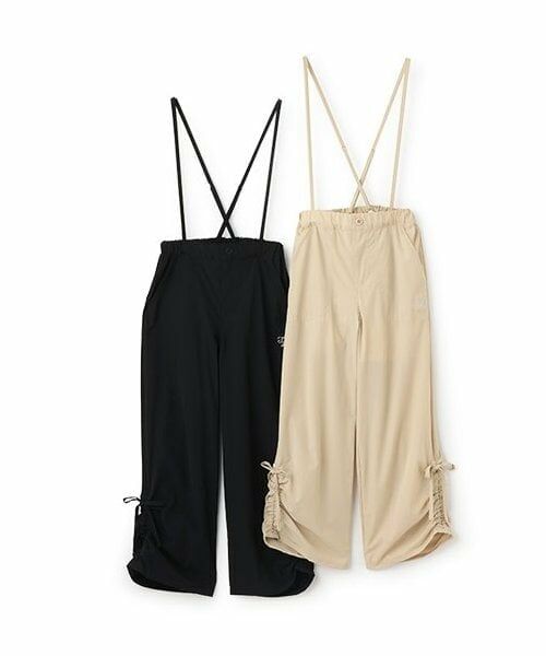 KP / ケーピー サロペット・オールインワン | trois lapins (トロワラパン) 裾ギャザーサスペンダーつきパンツ | 詳細10