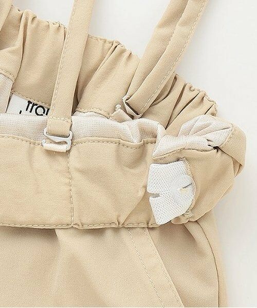 KP / ケーピー サロペット・オールインワン | trois lapins (トロワラパン) 裾ギャザーサスペンダーつきパンツ | 詳細4