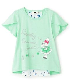 KP / ケーピー その他トップス | mimiちゃんアップリケ半袖チュニック