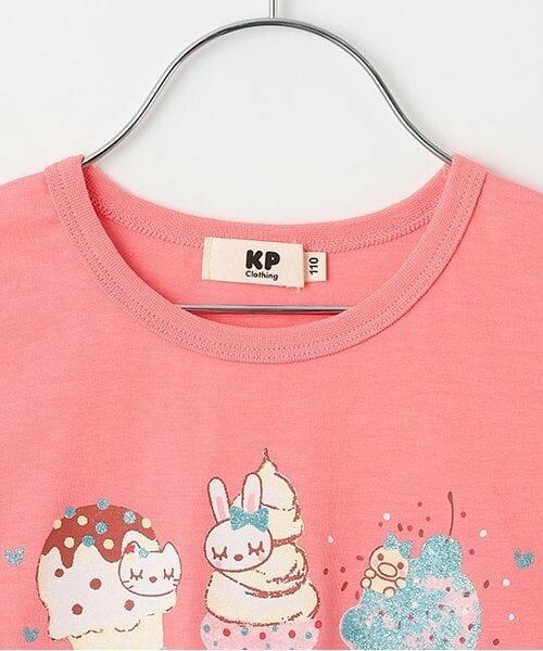 KP / ケーピー Tシャツ | mimi アイスクリームプリント 半袖Ｔシャツ | 詳細2