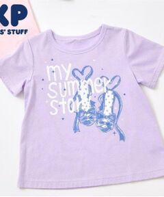 KP / ケーピー Tシャツ | サンダル プリント半袖Ｔシャツ