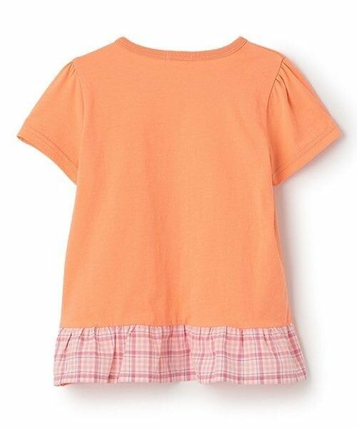 KP / ケーピー Tシャツ | 先染めチェック フルーツアップリケ 半袖Ｔシャツ | 詳細1