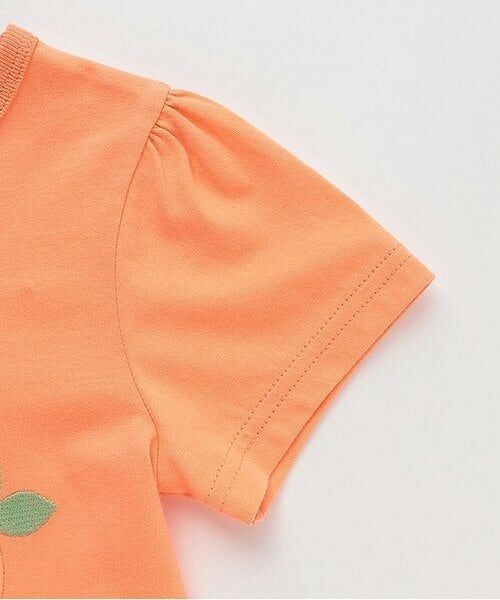 KP / ケーピー Tシャツ | 先染めチェック フルーツアップリケ 半袖Ｔシャツ | 詳細7