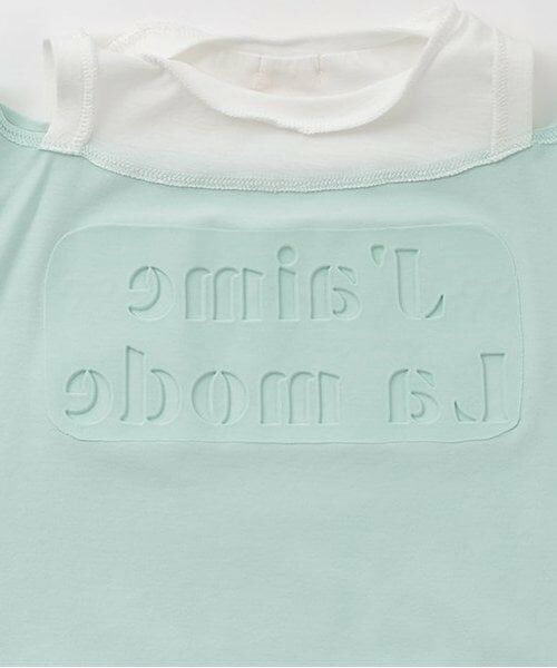 KP / ケーピー Tシャツ | 肩見せ シアースリーブ Tシャツ | 詳細3