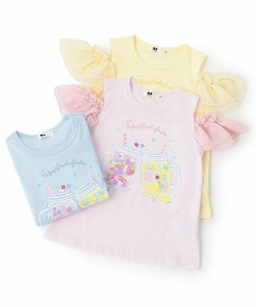 KP / ケーピー Tシャツ | ジュースプリント キシリトール加工Tシャツ | 詳細7