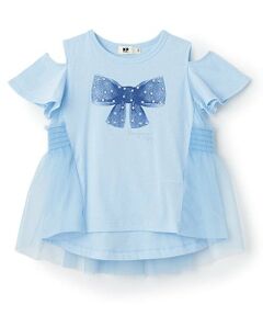 KP / ケーピー その他トップス | 体温で色が変わるプリント オフショルダーチュニック