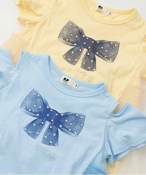 KP / ケーピー その他トップス | 体温で色が変わるプリント オフショルダーチュニック | 詳細6