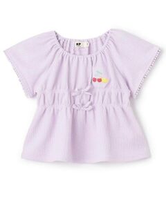 KP / ケーピー シャツ・ブラウス | シャーリングジャカード ブラウス