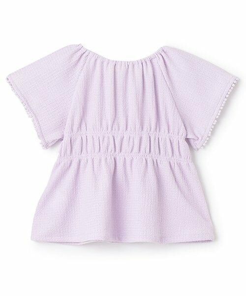 KP / ケーピー シャツ・ブラウス | シャーリングジャカード ブラウス | 詳細1