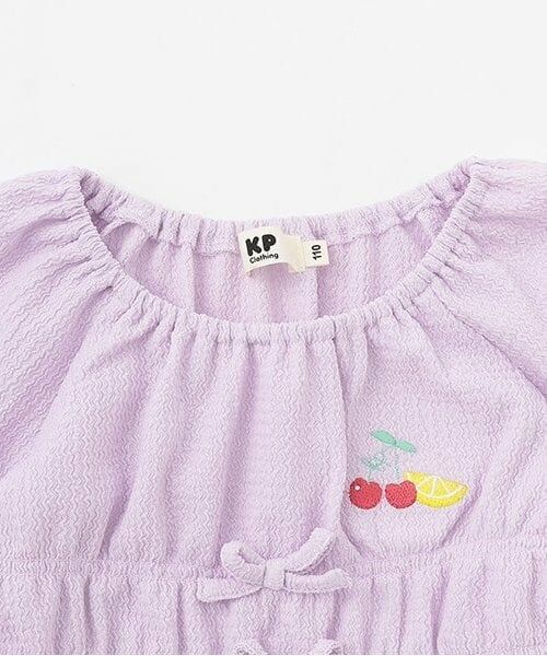 KP / ケーピー シャツ・ブラウス | シャーリングジャカード ブラウス | 詳細2