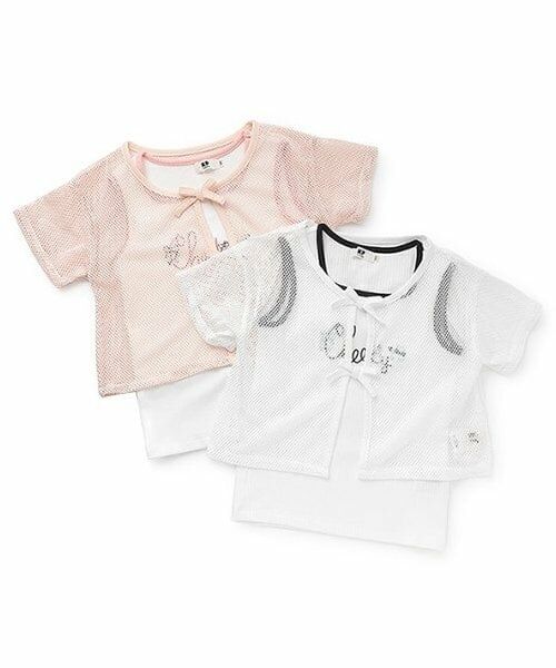 KP / ケーピー カーディガン・ボレロ | タンクトップ＆メッシュカーディガン セット | 詳細12