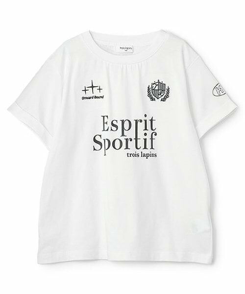 KP / ケーピー Tシャツ | trois lapins (トロワラパン)  コンフォートクール ゲームＴ（オフ ホワイト）