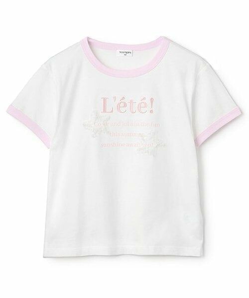 KP / ケーピー Tシャツ | trois lapinns (トロワラパン) コンフォートクール リンガーＴ（ピンク）
