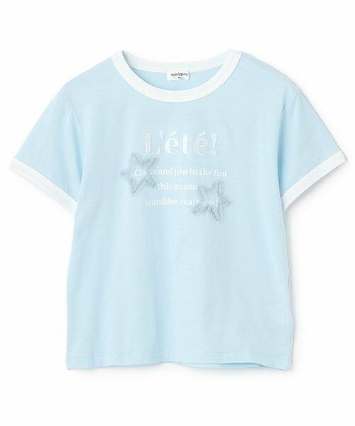 KP / ケーピー Tシャツ | trois lapinns (トロワラパン) コンフォートクール リンガーＴ（サックス）