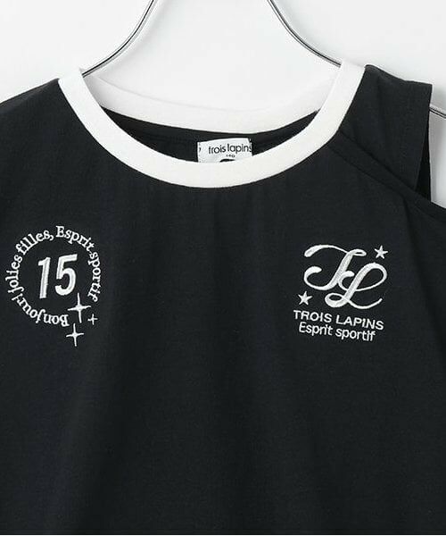 KP / ケーピー Tシャツ | trois lapins (トロワラパン) コンフォートクール 肩あきＴ | 詳細3