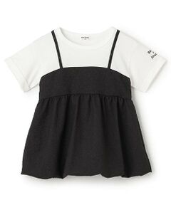 KP / ケーピー その他トップス | ふくれジャカード バルーンキャミドッキングチュニック