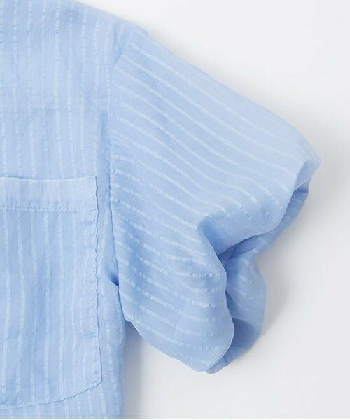 KP / ケーピー シャツ・ブラウス | trois lapins (トロワラパン) シアーシャツ＆タンクトップセット | 詳細5