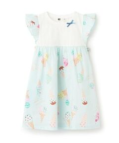 KP / ケーピー ミニ丈・ひざ丈ワンピース | アイスクリームプリント ワンピース