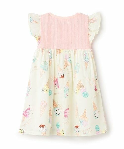 KP / ケーピー ミニ丈・ひざ丈ワンピース | アイスクリームプリント ワンピース | 詳細1