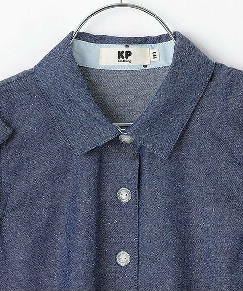 KP / ケーピー ミニ丈・ひざ丈ワンピース | ラメデニム ワンピース | 詳細2