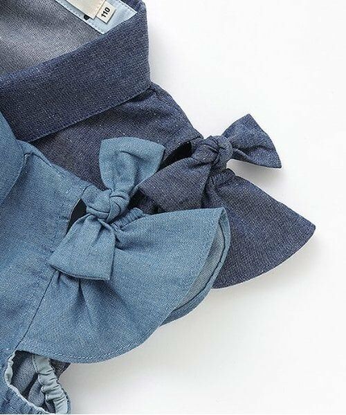 KP / ケーピー ミニ丈・ひざ丈ワンピース | ラメデニム ワンピース | 詳細4