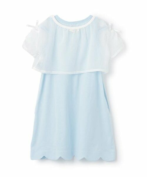 KP / ケーピー ミニ丈・ひざ丈ワンピース | シアーチェックTシャツ＆キシリトール加工 ワンピース セット | 詳細1