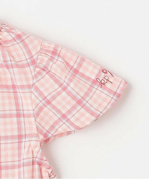 KP / ケーピー ミニ丈・ひざ丈ワンピース | 先染めチェック ワンピース | 詳細3