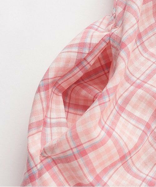 KP / ケーピー ミニ丈・ひざ丈ワンピース | 先染めチェック ワンピース | 詳細7