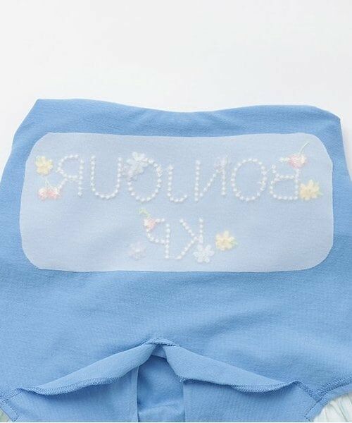 KP / ケーピー ミニ丈・ひざ丈ワンピース | シフォン フルーツ柄プリント ワンピース | 詳細4