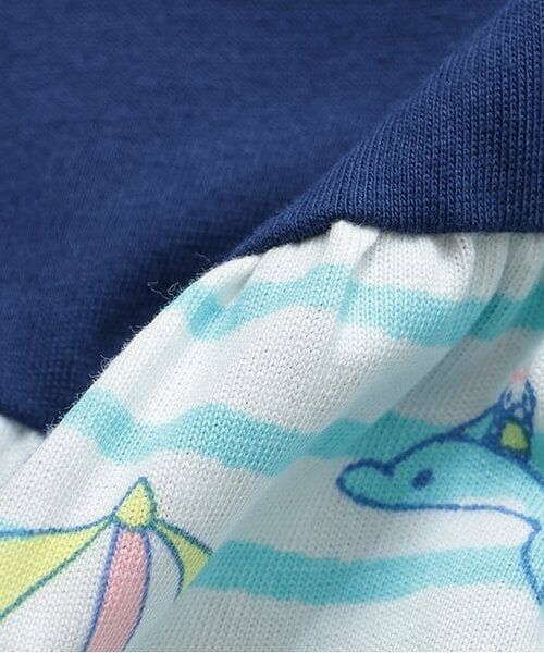 KP / ケーピー ミニ丈・ひざ丈ワンピース | mimiちゃんリゾート柄 キシリトール加工ワンピース | 詳細8