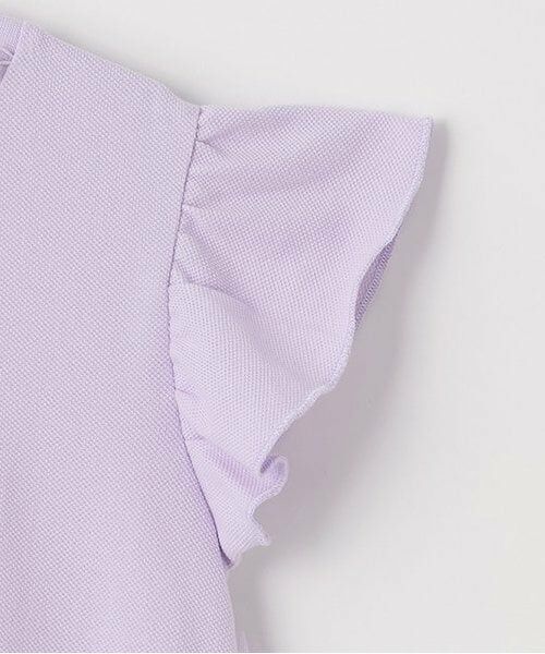 KP / ケーピー ミニ丈・ひざ丈ワンピース | ネックレスつき 鹿の子メッシュワンピース | 詳細6