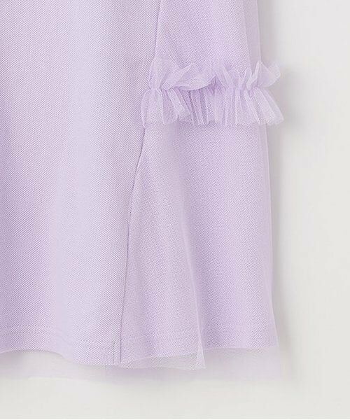 KP / ケーピー ミニ丈・ひざ丈ワンピース | ネックレスつき 鹿の子メッシュワンピース | 詳細7