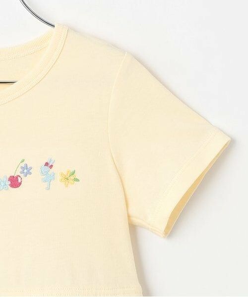 KP / ケーピー ミニ丈・ひざ丈ワンピース | シフォン フルーツ柄プリント ワンピース | 詳細5