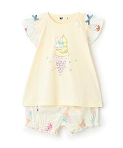 KP / ケーピー Tシャツ | アイスクリームプリント Tシャツ＆ブルマセット