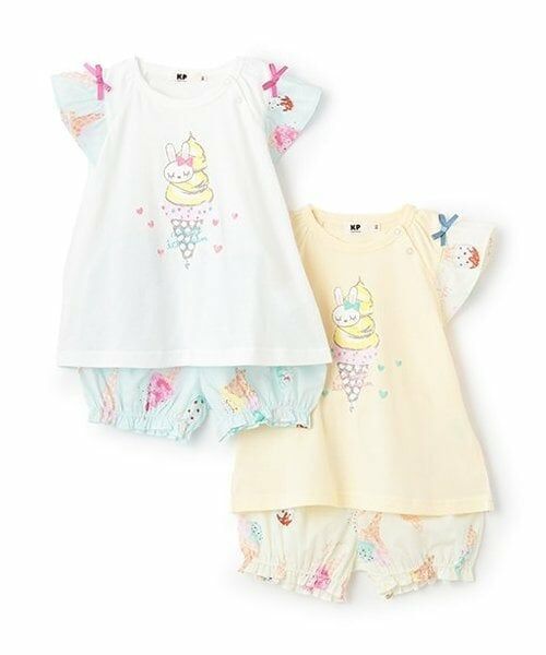 KP / ケーピー Tシャツ | アイスクリームプリント Tシャツ＆ブルマセット | 詳細10