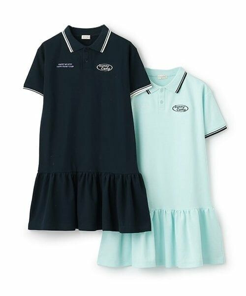 KP / ケーピー ミニ丈・ひざ丈ワンピース | trois lapins (トロワラパン) ポロ衿ワンピース | 詳細10