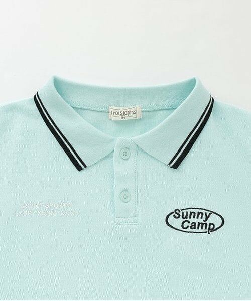 KP / ケーピー ミニ丈・ひざ丈ワンピース | trois lapins (トロワラパン) ポロ衿ワンピース | 詳細2