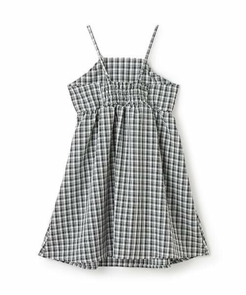 KP / ケーピー ミニ丈・ひざ丈ワンピース | trois lapins (トロワラパン) ダブルギャザー キャミワンピ | 詳細1
