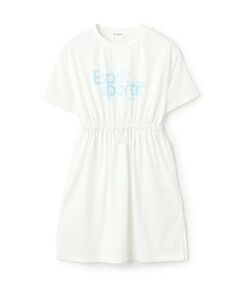 KP / ケーピー ミニ丈・ひざ丈ワンピース | trois lapins (トロワラパン) ウェスト ドロスト ワンピース