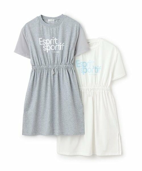 KP / ケーピー ミニ丈・ひざ丈ワンピース | trois lapins (トロワラパン) ウェスト ドロスト ワンピース | 詳細8