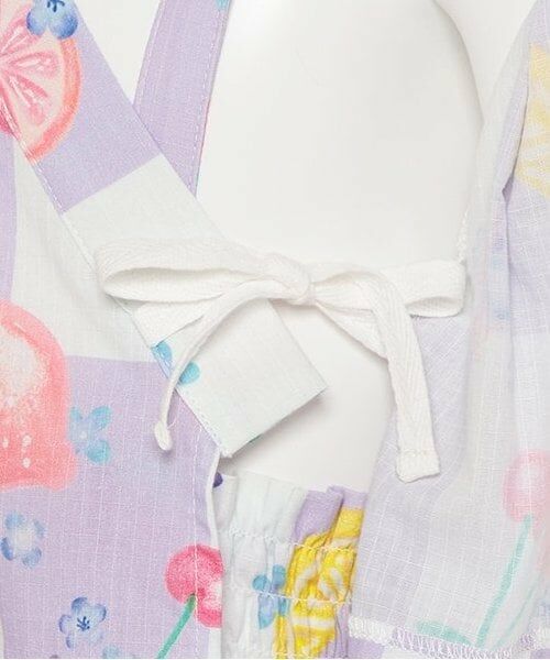 KP / ケーピー 着物・浴衣・小物類 | ワンピースにもなる2WAY浴衣 市松×フルーツ柄 | 詳細11