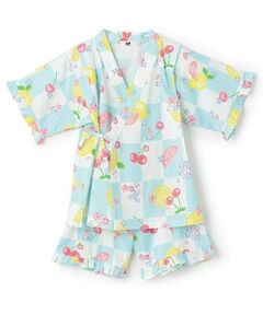 KP / ケーピー 着物・浴衣・小物類 | 甚平 市松×フルーツ柄